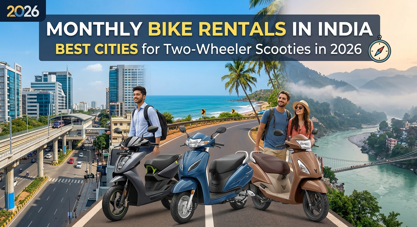 Best Cities in India for Monthly Bike Rentals in 2026