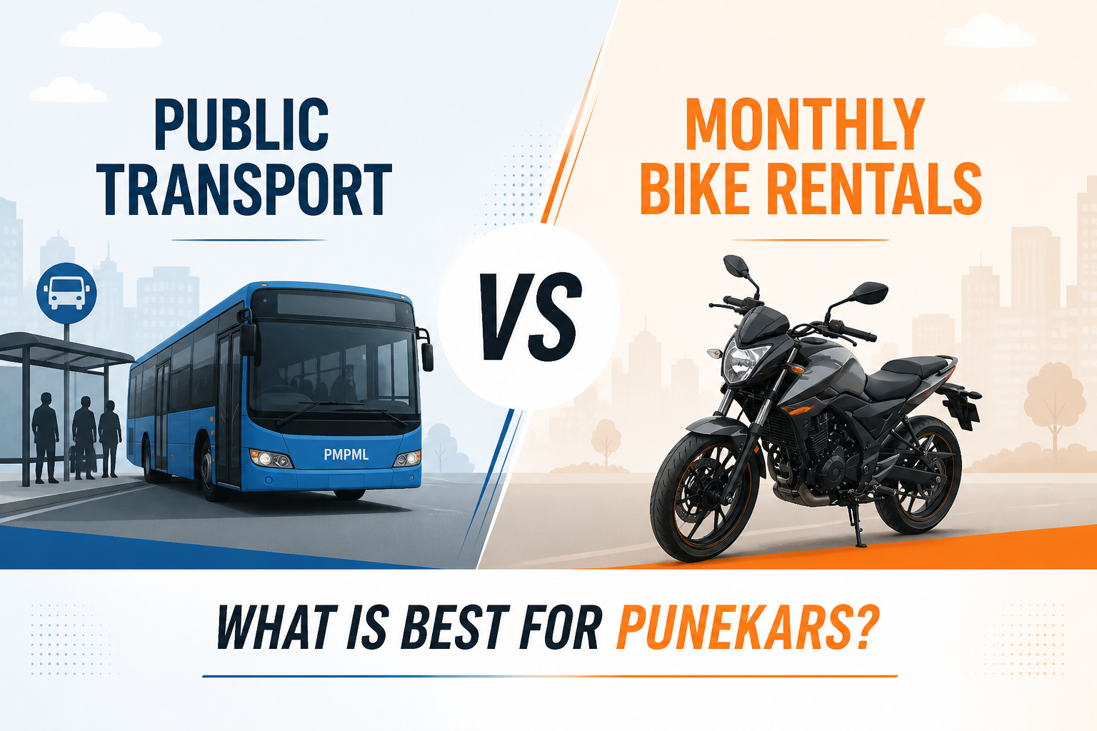 Public transport vs monthly bike rentals : what is best for punekars