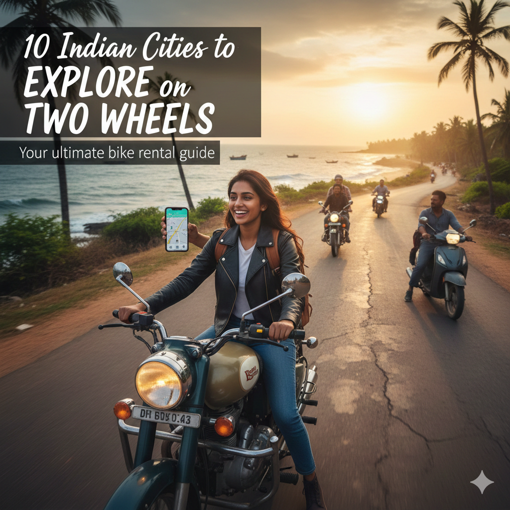 10 Cities in India where you should rent a bike